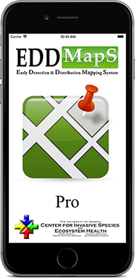 eddmaps pro app on phone